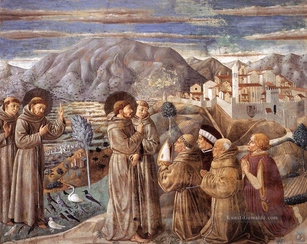 Szenen aus dem Leben von St Francis Szene 7south Wand Benozzo Gozzoli Ölgemälde